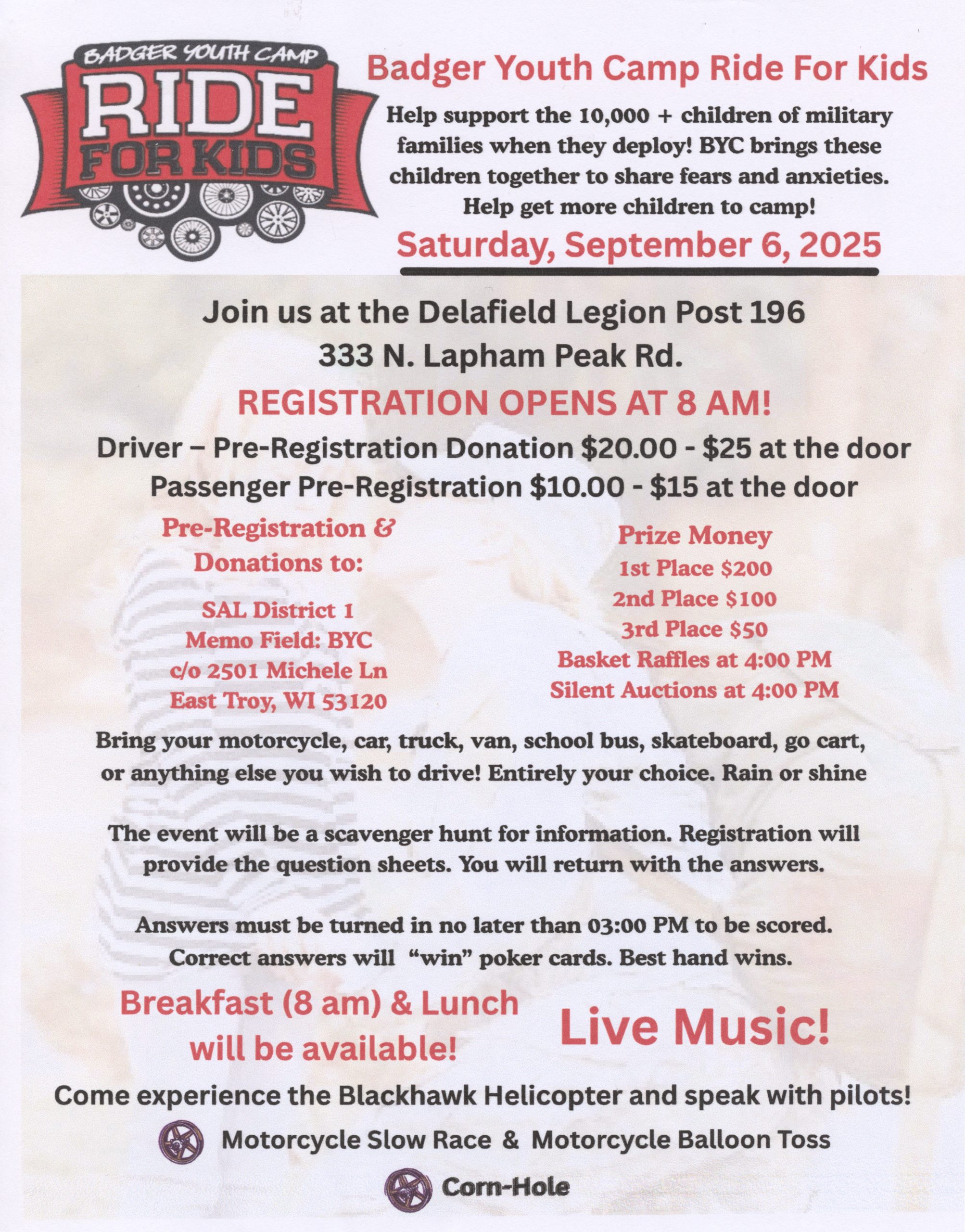 Ride for Kids - Delafield Post 196